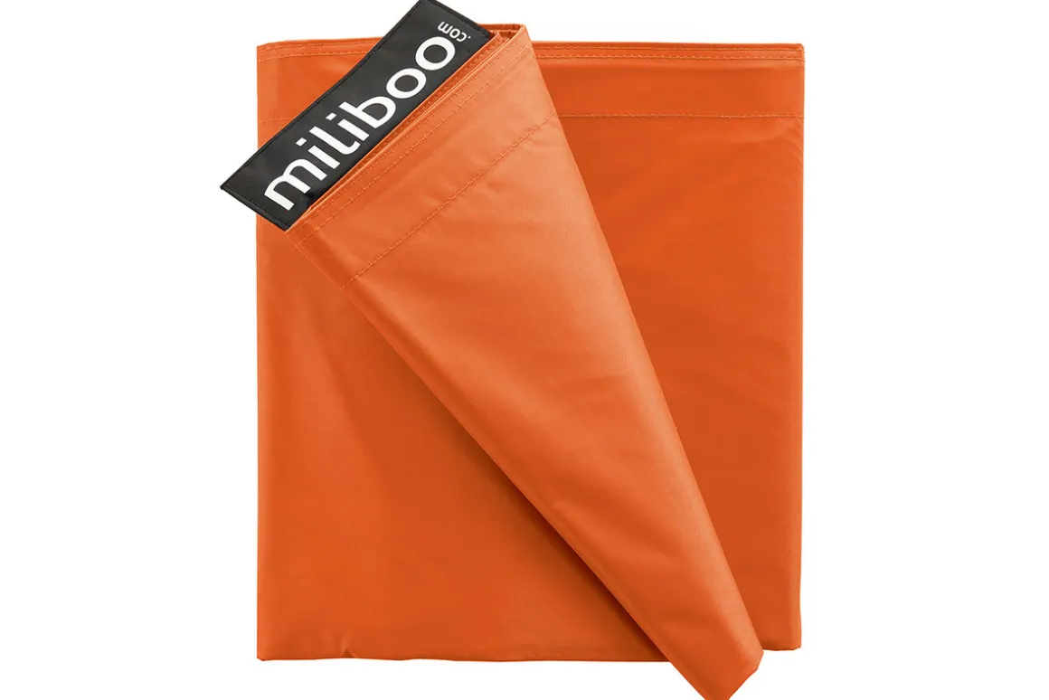 Fashion Miliboo Funda de puff gigante naranja BIG MILIBAG
