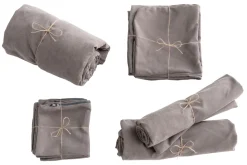 Sale Miliboo Funda de sofá de tela de color gris oscuro FEVER HOUSSE
