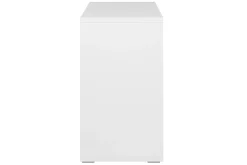 Outlet Miliboo Librería baja de madera blanca 140 cm EPURE