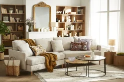 Discount Miliboo Librería de diseño acabado roble 140 cm EPURE