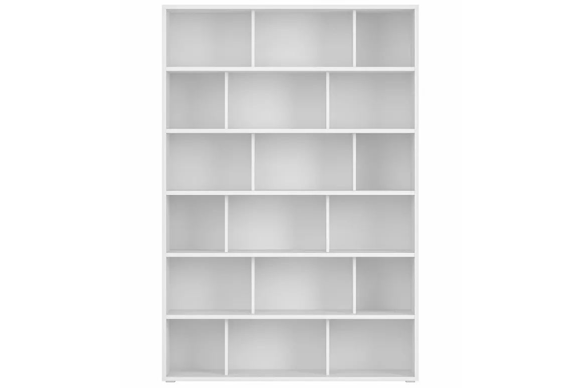 Outlet Miliboo Librería nórdica de madera blanca 140 cm EPURE