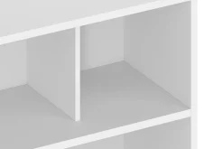 Outlet Miliboo Librería nórdica de madera blanca 140 cm EPURE