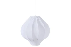 Shop Miliboo Lámpara de techo de tul blanco 33 cm SHELL