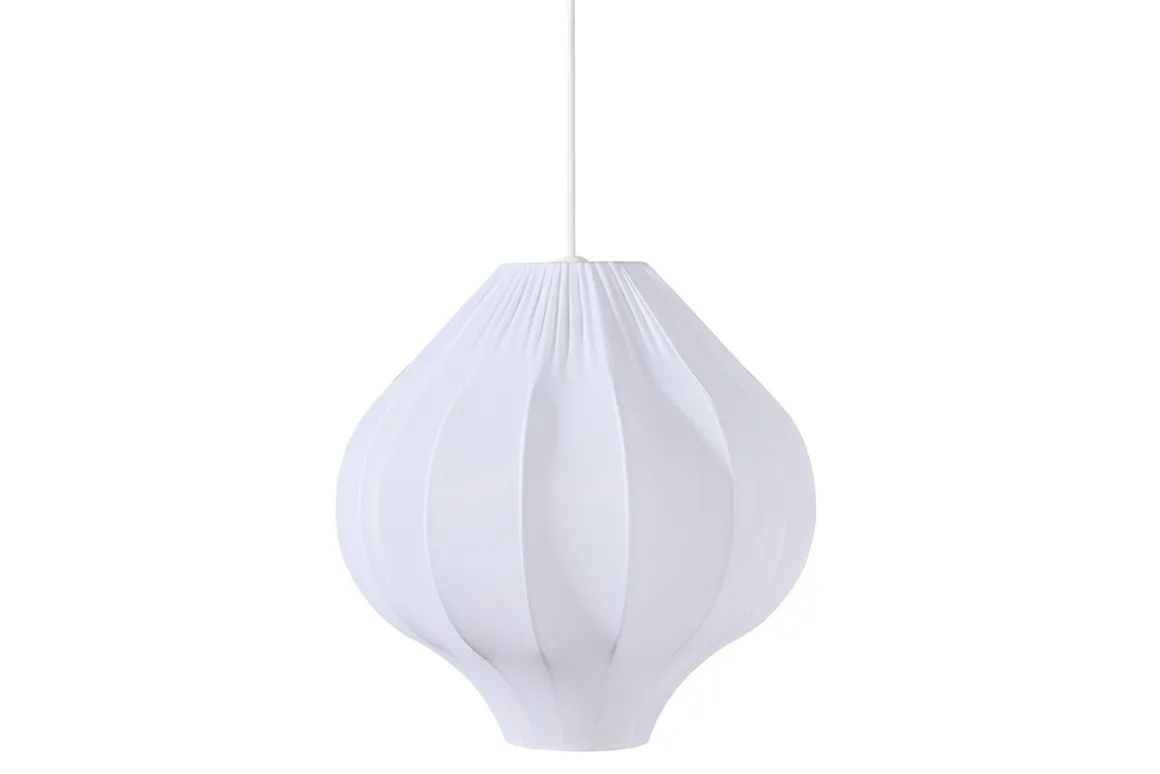 Shop Miliboo Lámpara de techo de tul blanco 33 cm SHELL