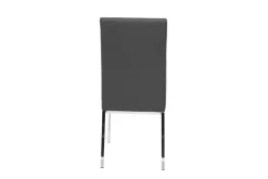 Shop Miliboo Lote de 2 sillas diseño poliuretano gris SIMEA