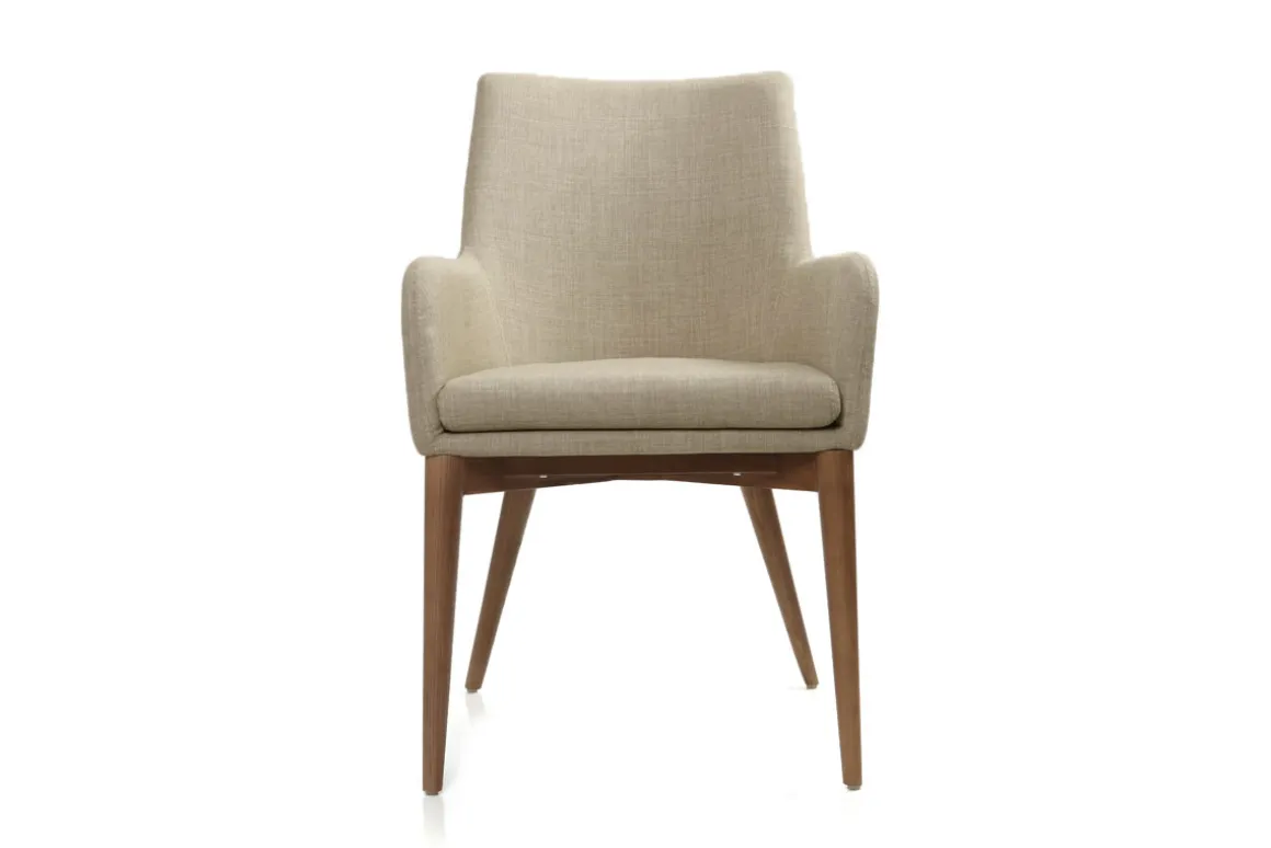 Hot Miliboo Lote de 2 sillones de diseño en poliéster beige SHANA