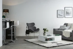 Outlet Miliboo Lote de 2 Taburetes de bar NewSurf de color negro