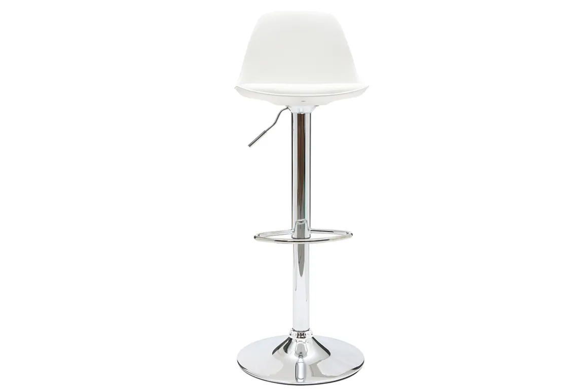 Best Miliboo Lote de 2 taburetes de diseño blancos STEEVY