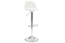 Best Miliboo Lote de 2 taburetes de diseño blancos STEEVY
