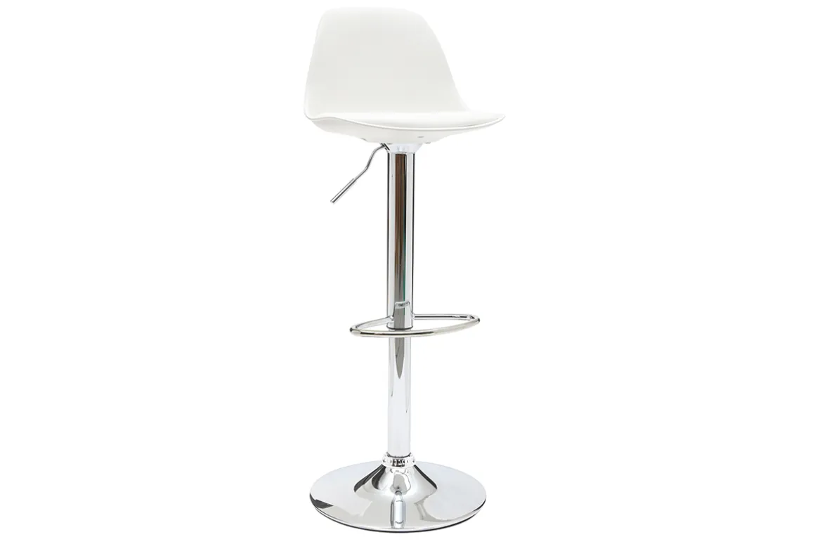 Best Miliboo Lote de 2 taburetes de diseño blancos STEEVY
