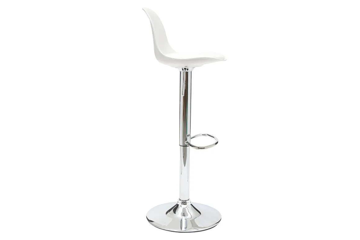 Best Miliboo Lote de 2 taburetes de diseño blancos STEEVY