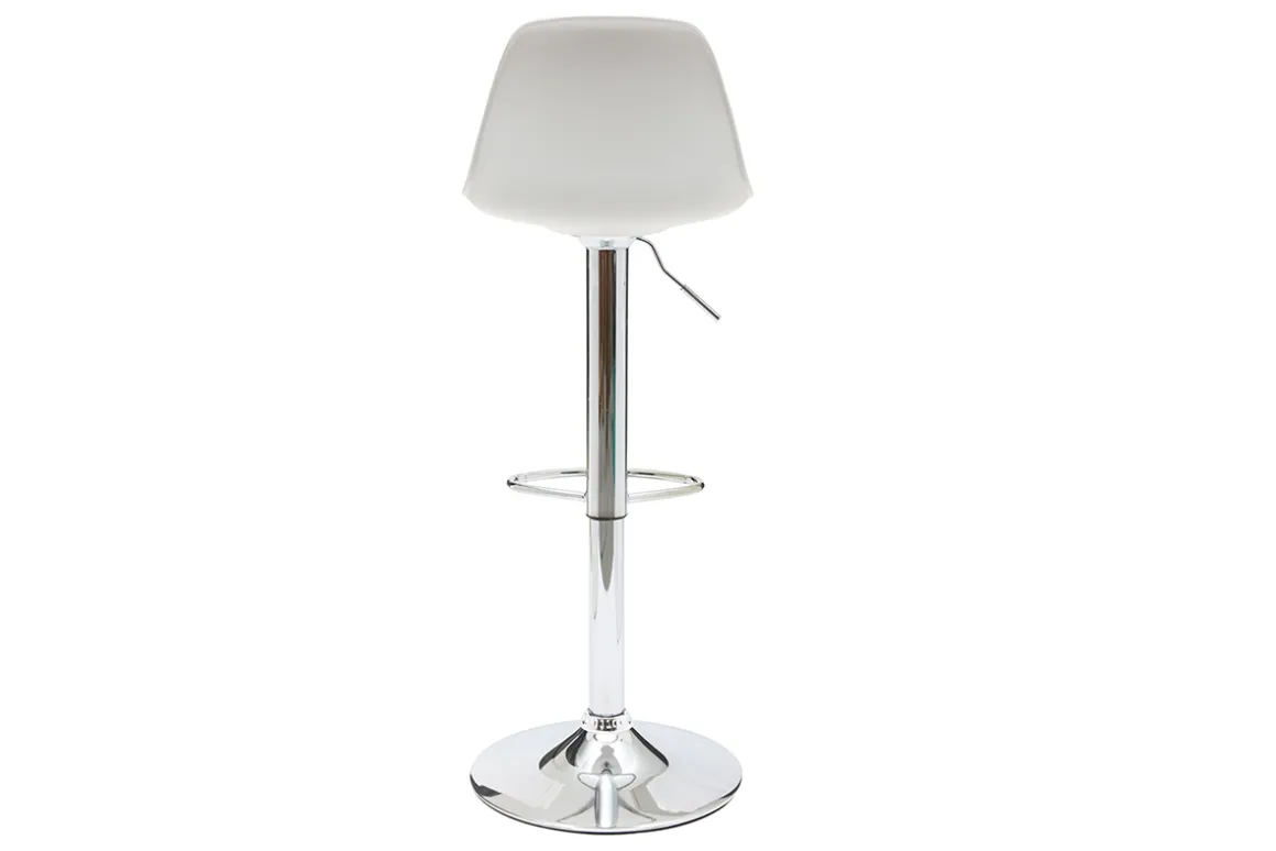 Best Miliboo Lote de 2 taburetes de diseño blancos STEEVY