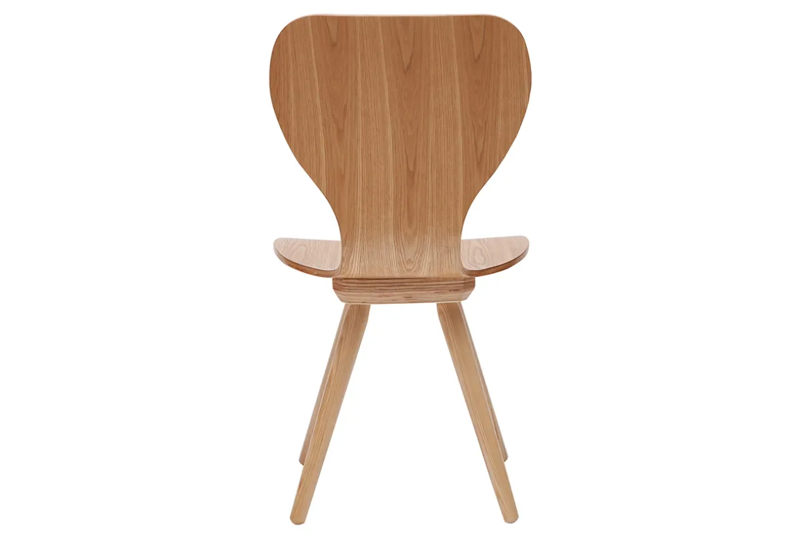 Clearance Miliboo Lote de dos sillas en fresno NORDECO