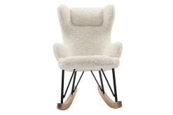 New Miliboo Mecedora infantil efecto piel de oveja SHAUN