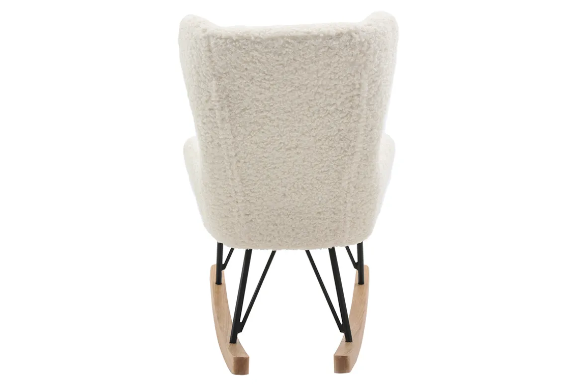 New Miliboo Mecedora infantil efecto piel de oveja SHAUN