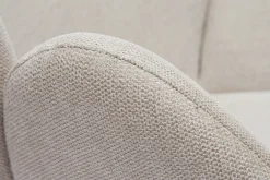 Shop Miliboo Mecedora terciopelo beige RHAPSODY