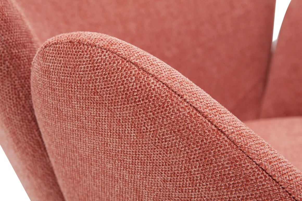 Cheap Miliboo Mecedora terciopelo terracota RHAPSODY