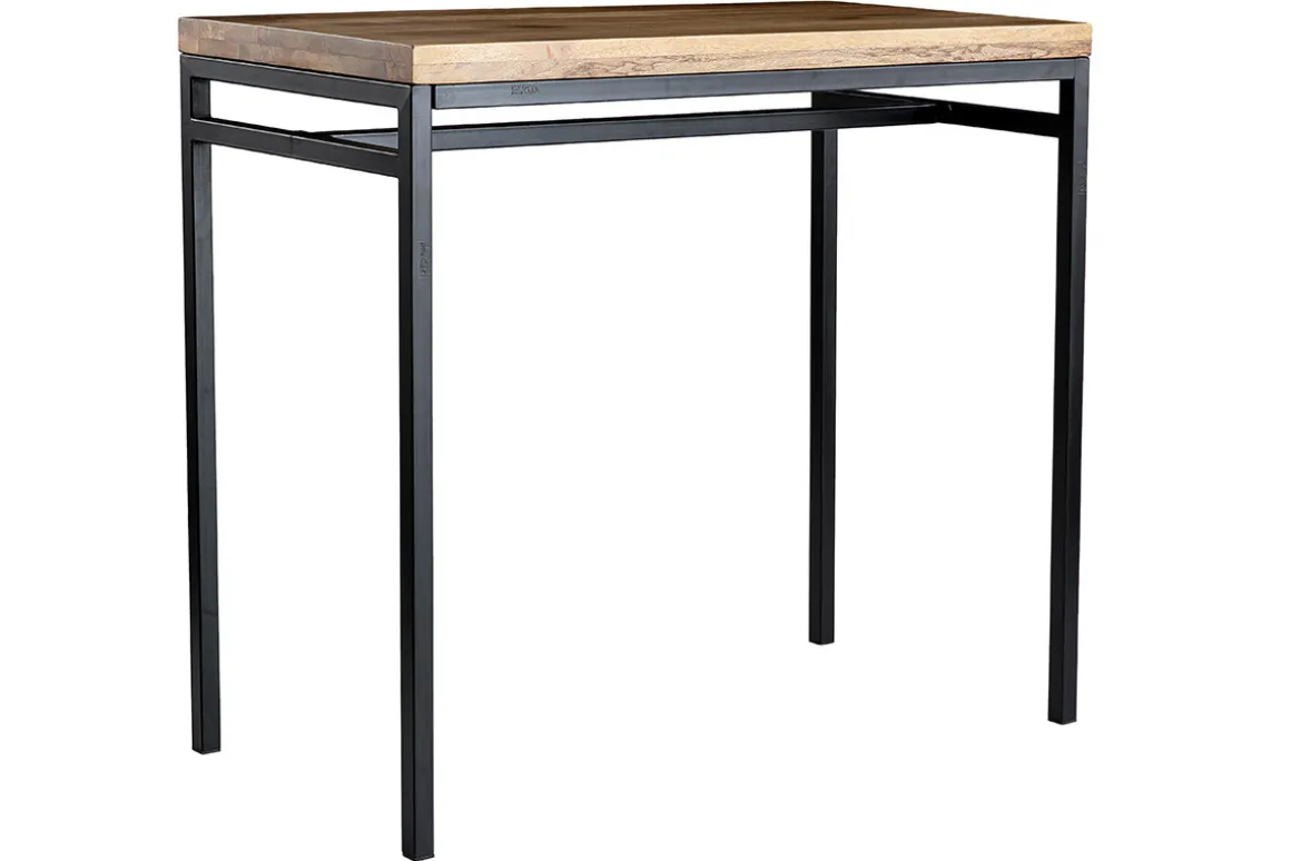 Best Sale Miliboo Mesa alta industrial en mango y metal negro YPSTER
