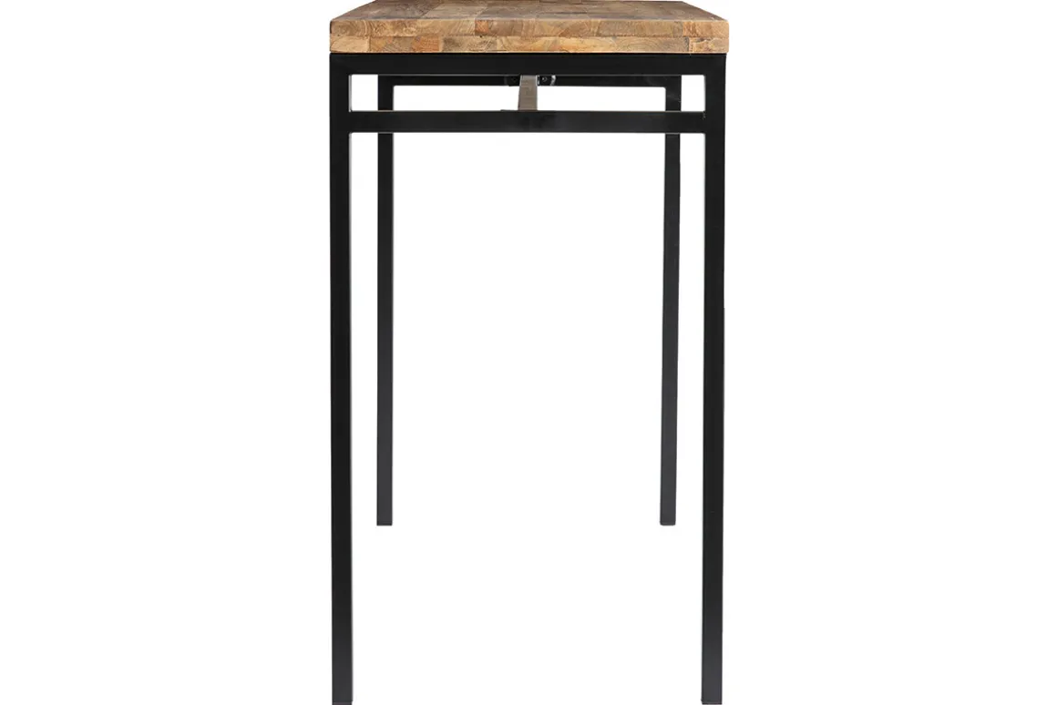 Best Sale Miliboo Mesa alta industrial en mango y metal negro YPSTER