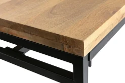 Best Sale Miliboo Mesa alta industrial en mango y metal negro YPSTER