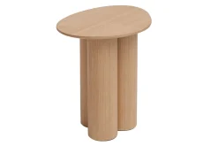 Clearance Miliboo Mesa auxiliar de madera clara HOLLEN
