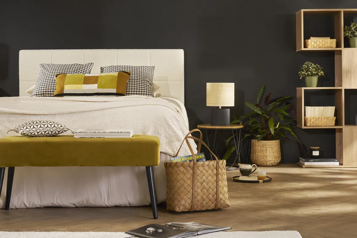 Best Miliboo Mesa auxiliar madera y metal 42cm LACE