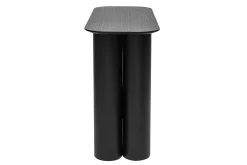 Flash Sale Miliboo Mesa consola de diseño de madera negra 100 cm FOLEEN