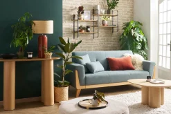 Hot Miliboo Mesa consola de diseño de madera clara 100 cm FOLEEN