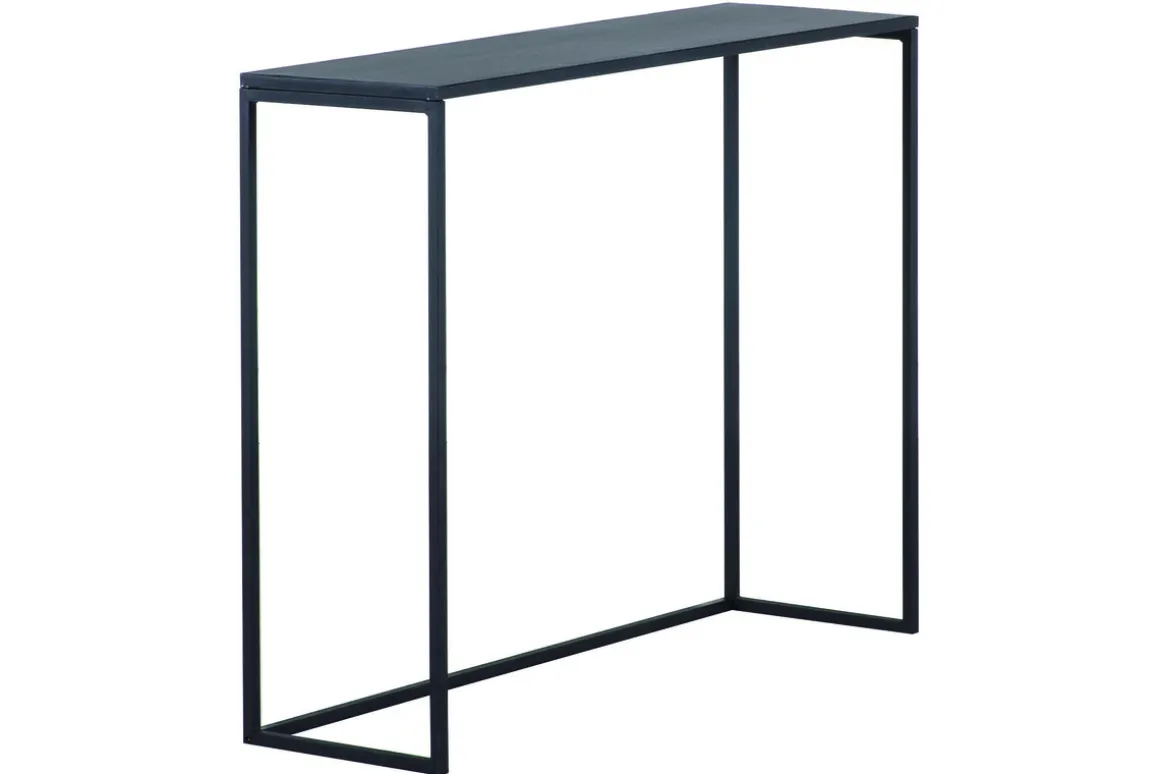 Online Miliboo Mesa consola industrial metal negro L100 cm KARL