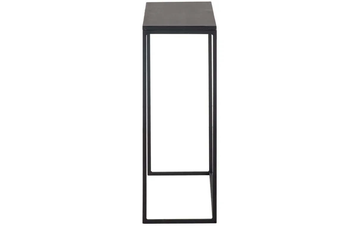 Online Miliboo Mesa consola industrial metal negro L100 cm KARL