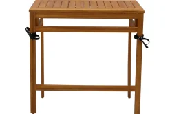 Clearance Miliboo Mesa de balcón plegable de madera maciza 80 cm CARMEN