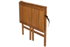 Clearance Miliboo Mesa de balcón plegable de madera maciza 80 cm CARMEN