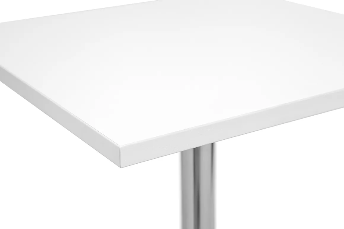 Outlet Miliboo Mesa de bar blanca cuadrada JACK