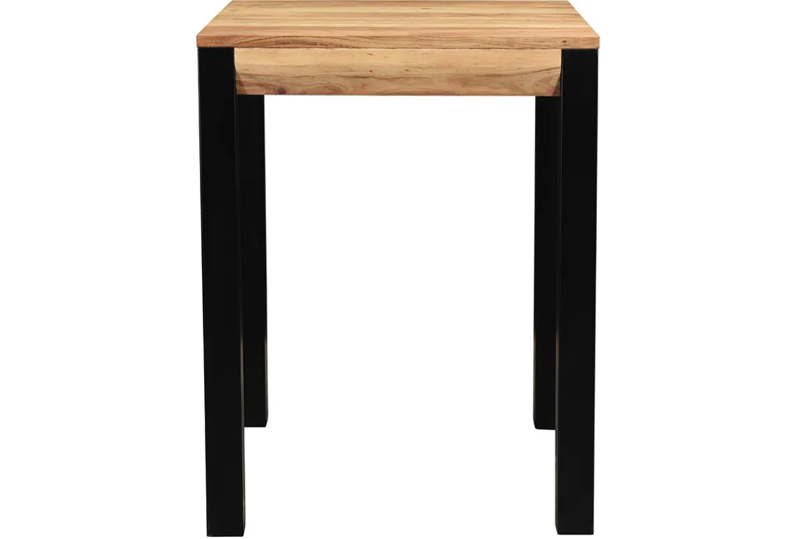 Sale Miliboo Mesa de bar extensible en acacia y metal L80-135 cm TRAP