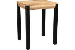 Sale Miliboo Mesa de bar extensible en acacia y metal L80-135 cm TRAP
