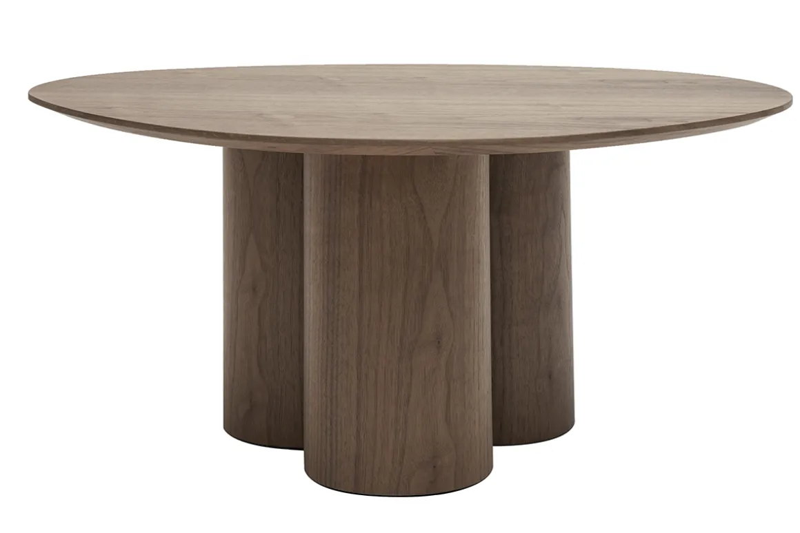 Best Sale Miliboo Mesa de centro de diseño de nogal HOLLEN