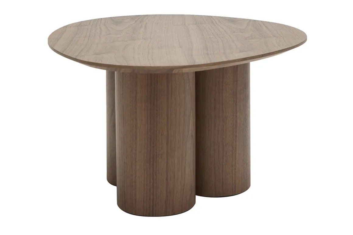 Best Sale Miliboo Mesa de centro de diseño de nogal HOLLEN