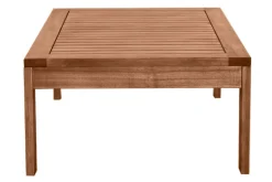 Outlet Miliboo Mesa de centro de jardín de madera maciza 90 cm SALVADOR