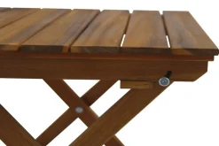 Shop Miliboo Mesa de centro de jardín plegable de madera maciza 40 x 40 cm ITZA