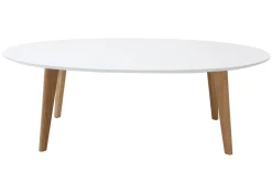 Hot Miliboo Mesa de centro diseño blanco L120 cm EKKA