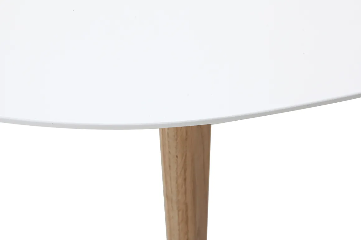 Hot Miliboo Mesa de centro diseño blanco L120 cm EKKA