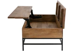Sale Miliboo Mesa de centro elevable industrial mango y metal L110 cm YPSTER