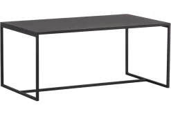 New Miliboo Mesa de centro industrial metal negro KARL