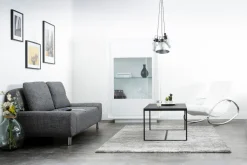 New Miliboo Mesa de centro industrial metal negro KARL