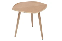 Sale Miliboo Mesa de centro madera en forma de hoja L60 cm PHYLL
