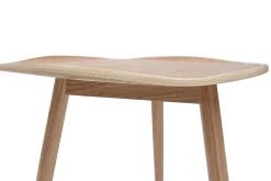 Sale Miliboo Mesa de centro madera en forma de hoja L60 cm PHYLL