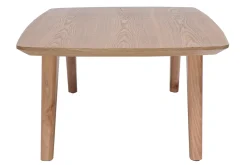 Best Sale Miliboo Mesa de centro nórdica de fresno 120 cm FIFTIES