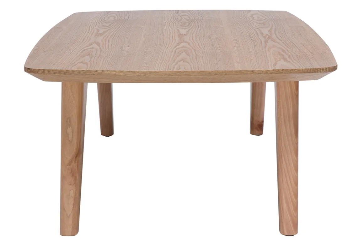 Best Sale Miliboo Mesa de centro nórdica de fresno 120 cm FIFTIES