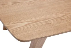 Best Sale Miliboo Mesa de centro nórdica de fresno 120 cm FIFTIES