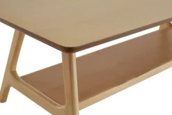 Sale Miliboo Mesa de centro nórdica rectangular con acabado en roble 120 cm BAKAR